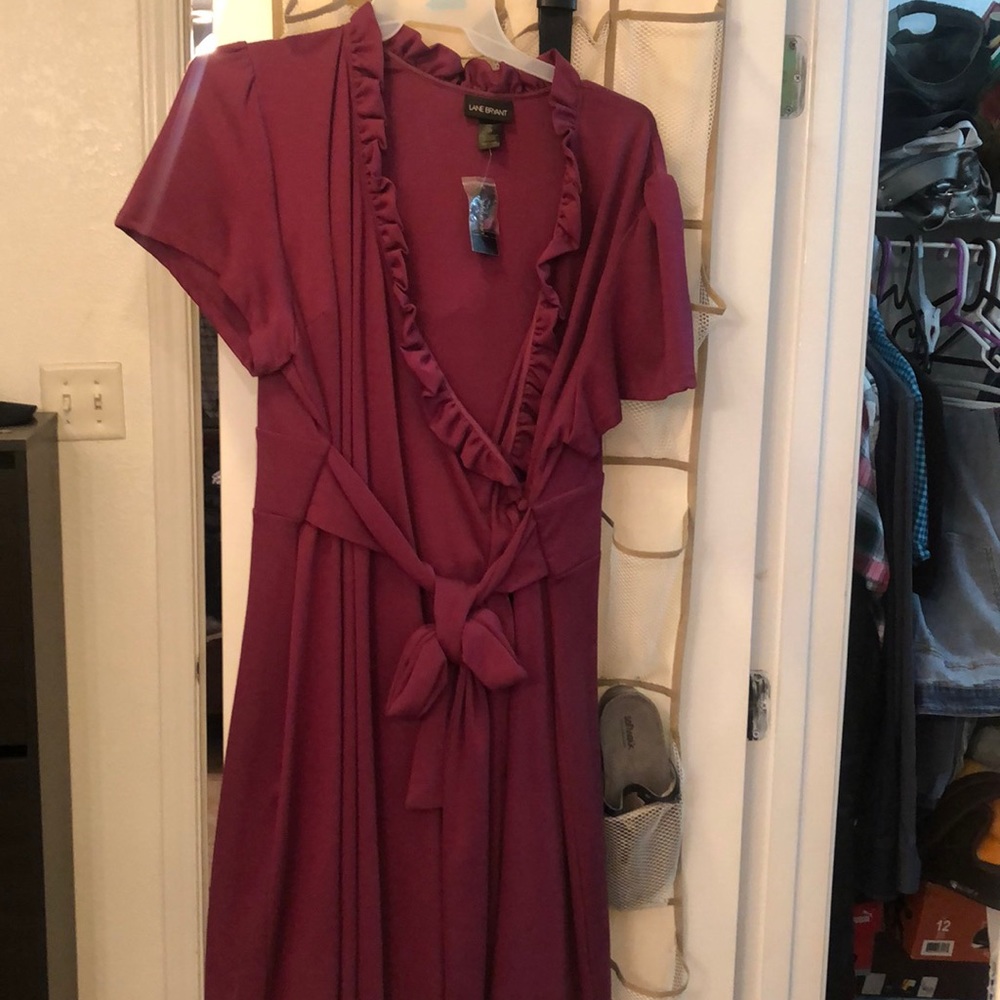 maroon dress